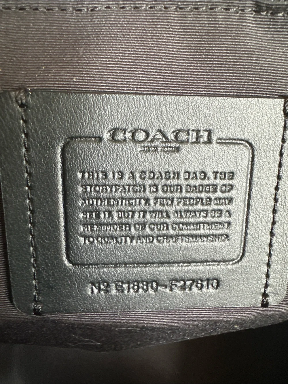 Coach Metropolitan Weekender Duffel Overnight Carry On Travel Bag